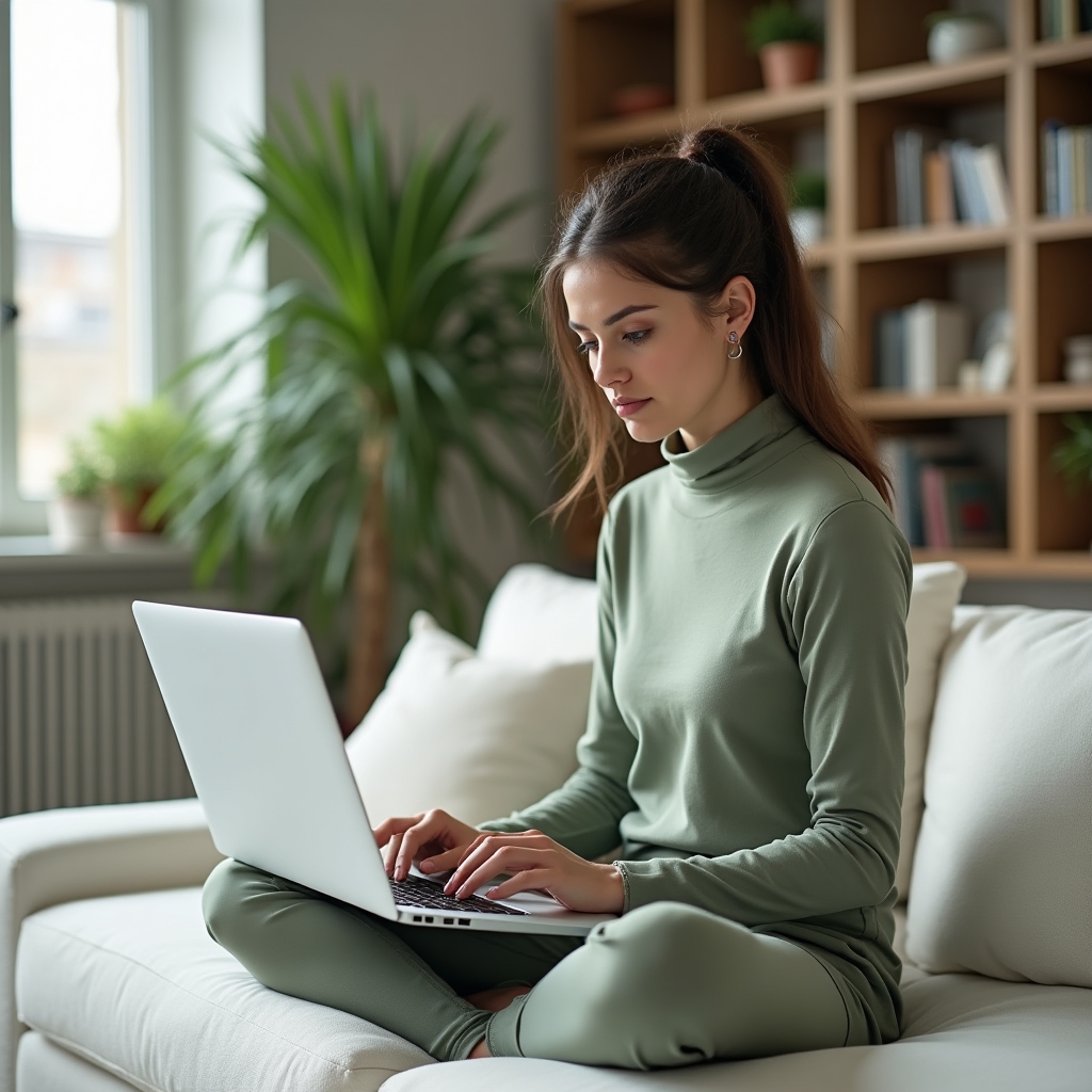 Profesionist concentrat lucrând la laptop